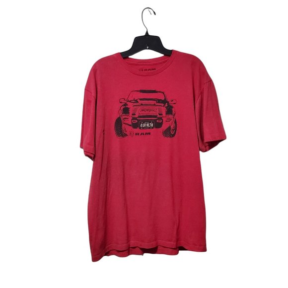Dodge Ram Men's Red T-Shirt Size XL - Picture 1 of 5